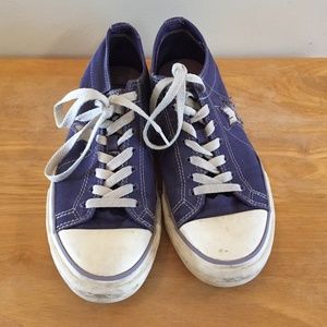 Purple Converse Chucks Star Cut-Out Size 9.5